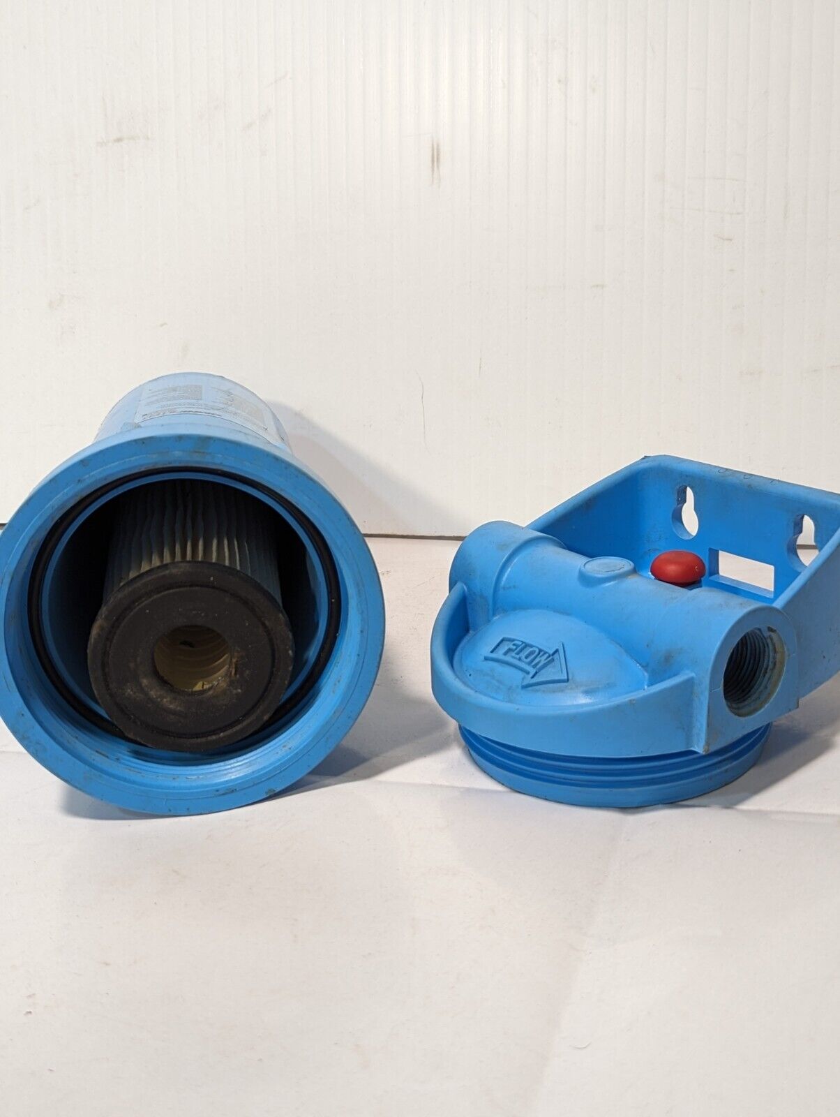 Lot of 5 Omnifilter water filters: 2x RS1, 2x RS14, 1x RS19, 1x OB1 filter housi