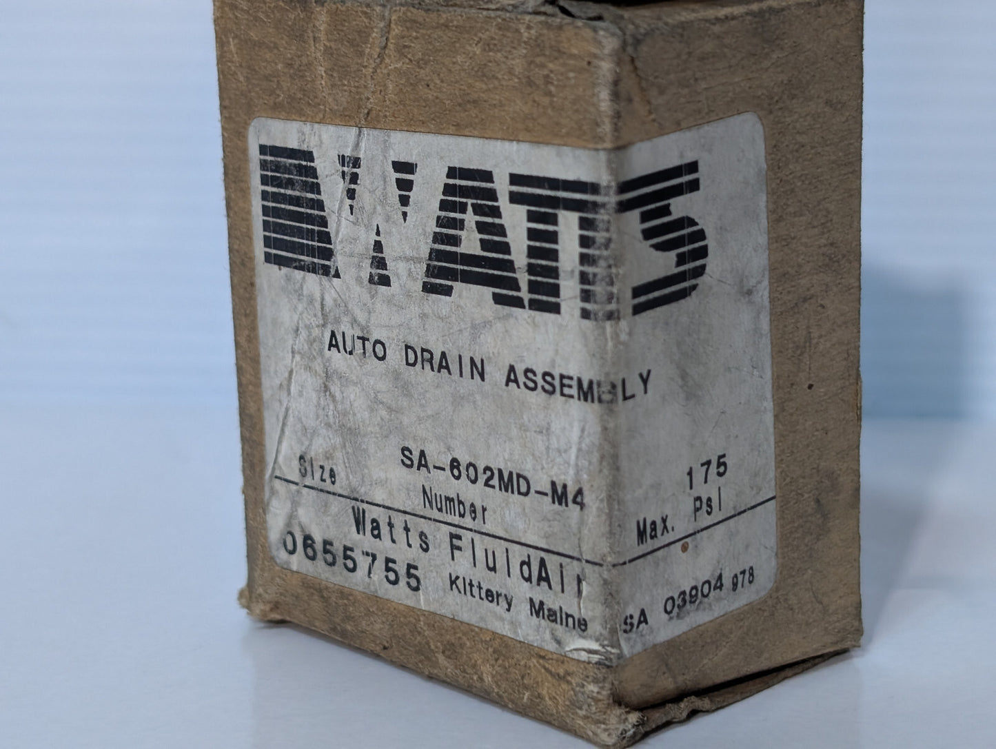 Watts Fluid Air SA-602MD-M4 Automatic Drain Assembly, 0655755