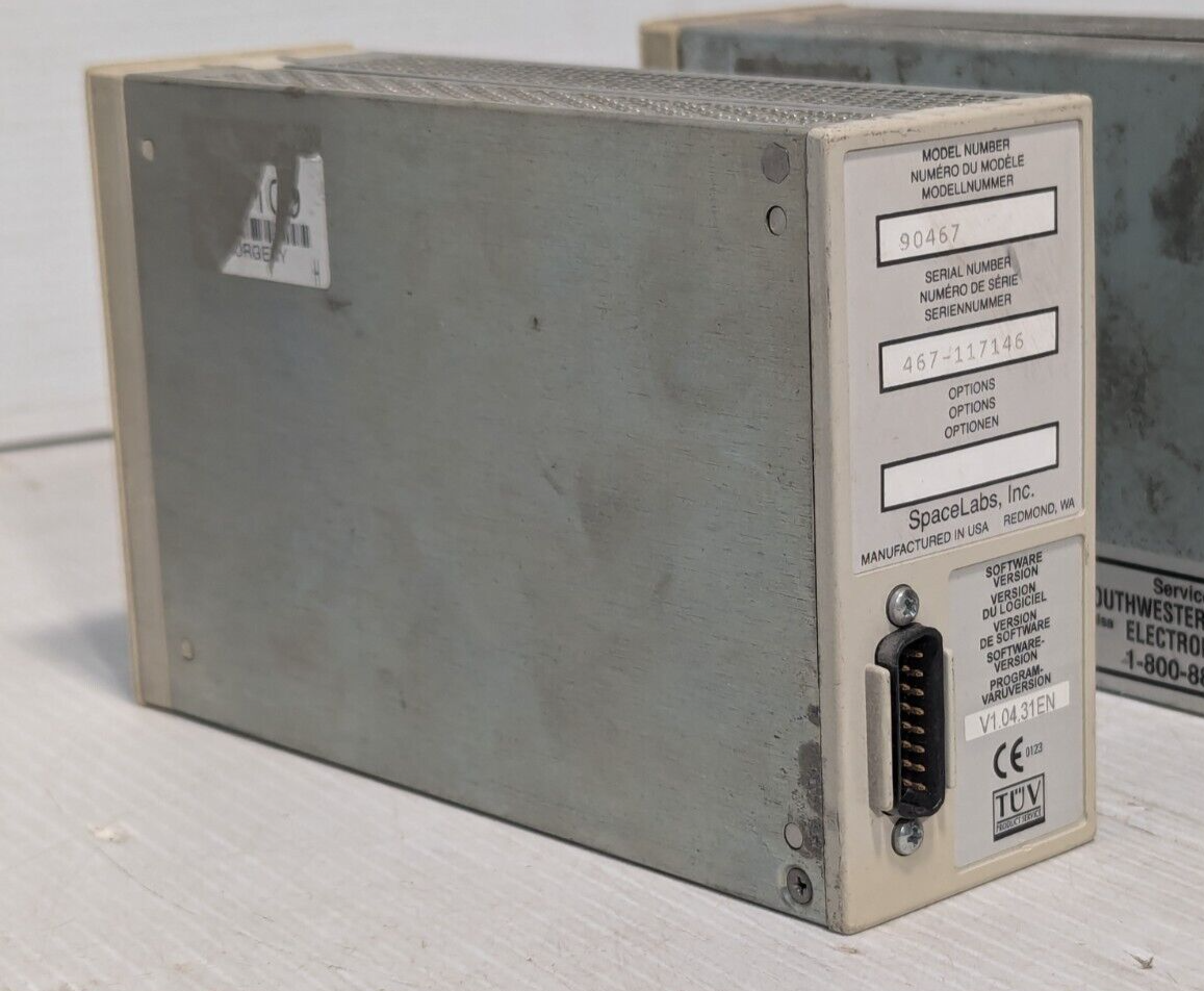 SpaceLabs 90467 Adult NIBP Sp02 Patient Monitor Module - Free Shipping