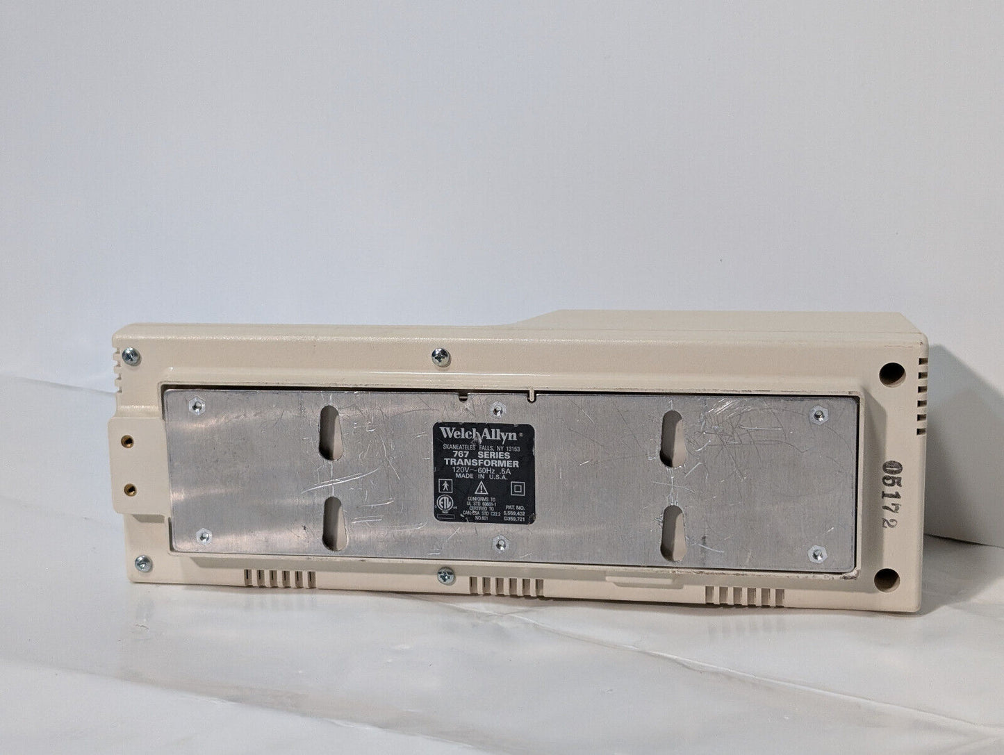 Welch Allyn 767 Series Transformer, Made in USA, 120V, 60Hz, No other components