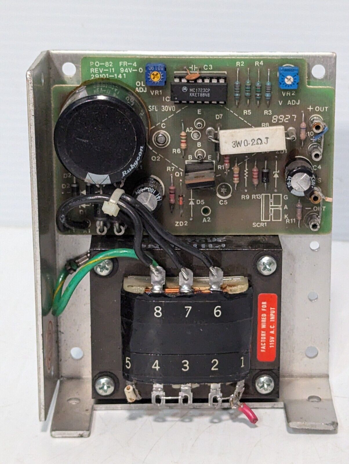 ACDC Electronics 12N1.7 DC Power Supply 100-240Vac Input 12 VDC 1.7A Output