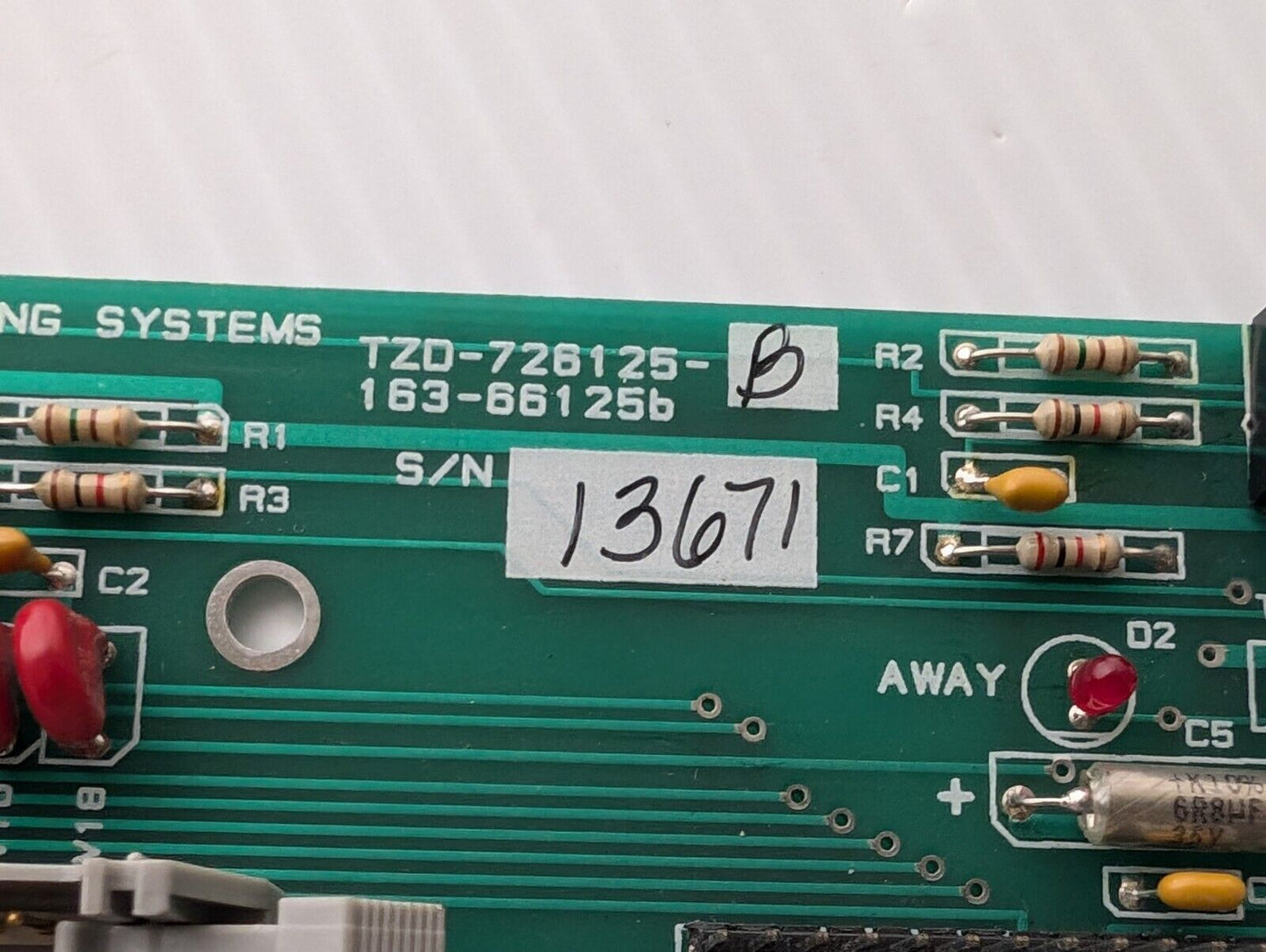 Telesis Marking Systems TZD-726125-B Circuit Board, 163-66125b - Free Shipping
