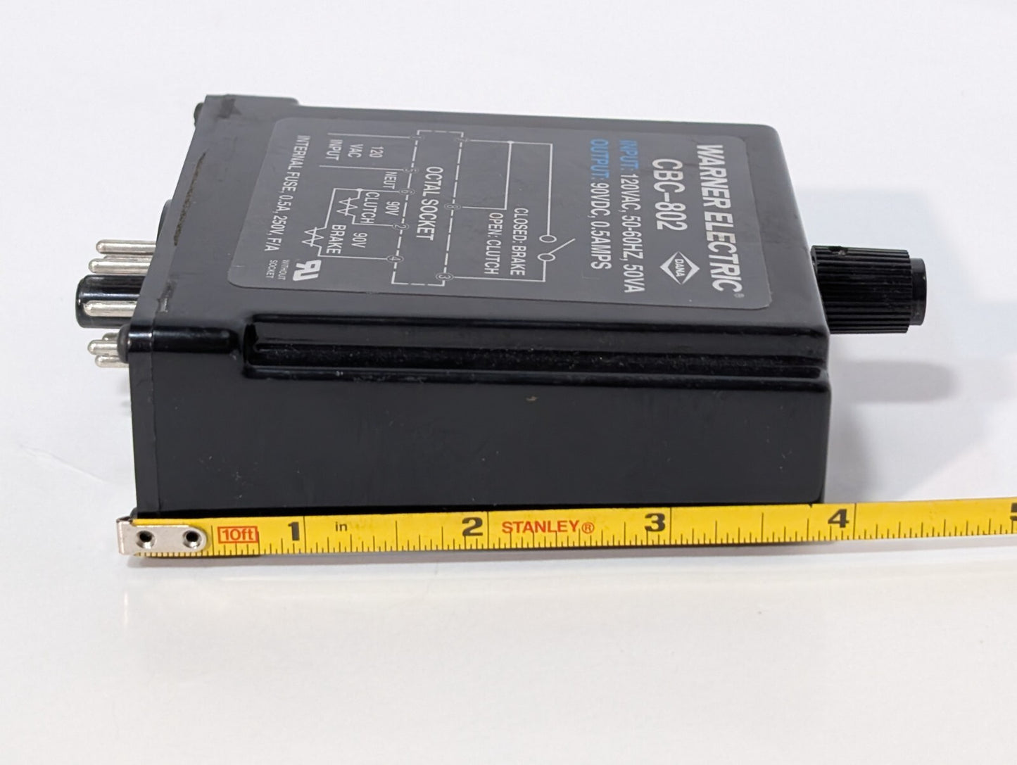 Warner Electric CBC-802 6002-448-001 Solid State Load Switching Power Supply