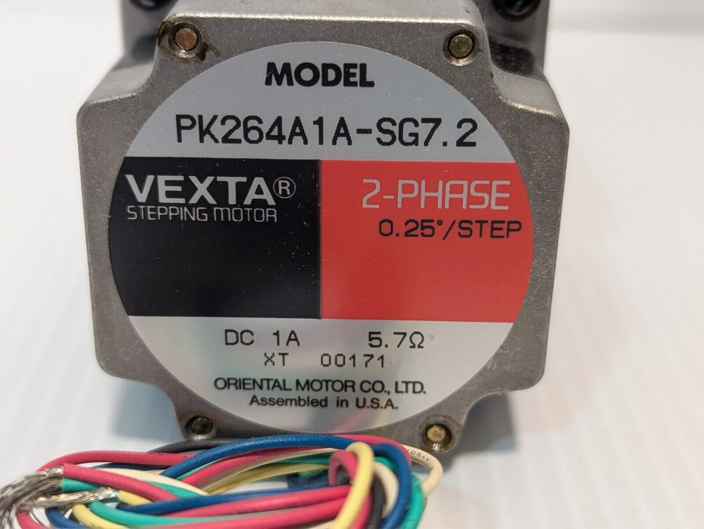 Vexta PK264A1A-SG7.2 Stepping Motor, 2-Phase, Oriental Motors