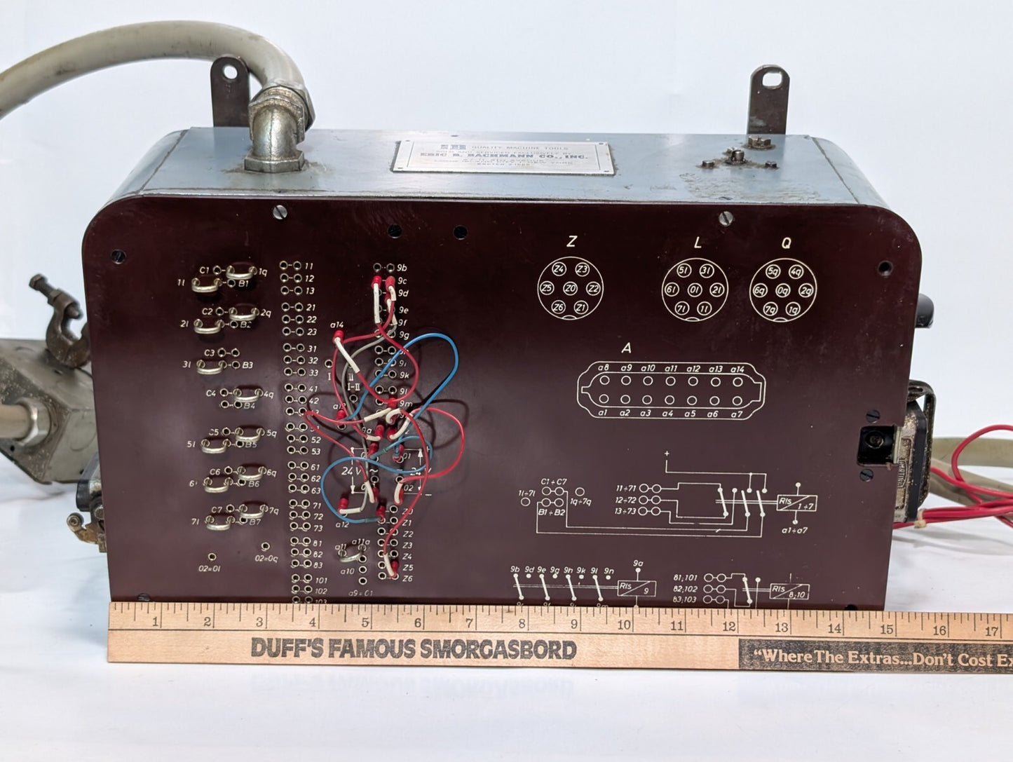 Vintage Bachmann Control Panel with Multiple Wiring Points, Excellent Prop