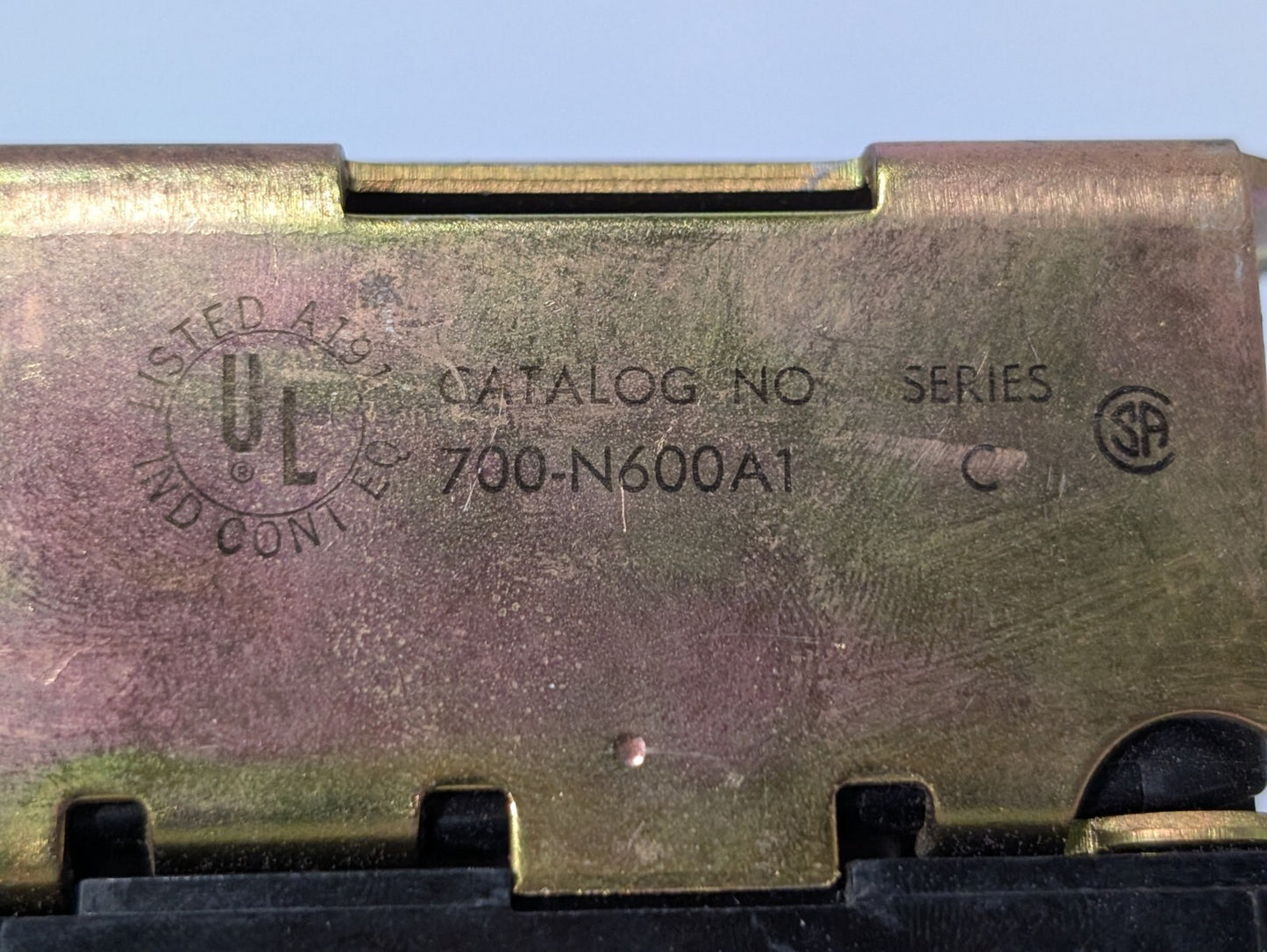 Allen Bradley 700-N600A1 Control AC Control Relay, 84AB86 Coil 110\120v, Type N