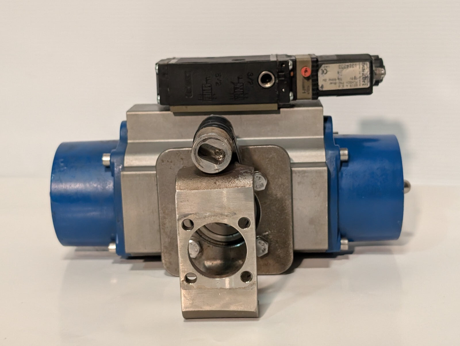Spirax Sarco Ball Valve Pneumatic Actuator 150PSI 10BAR w/ Berkert 6519 Solenoid