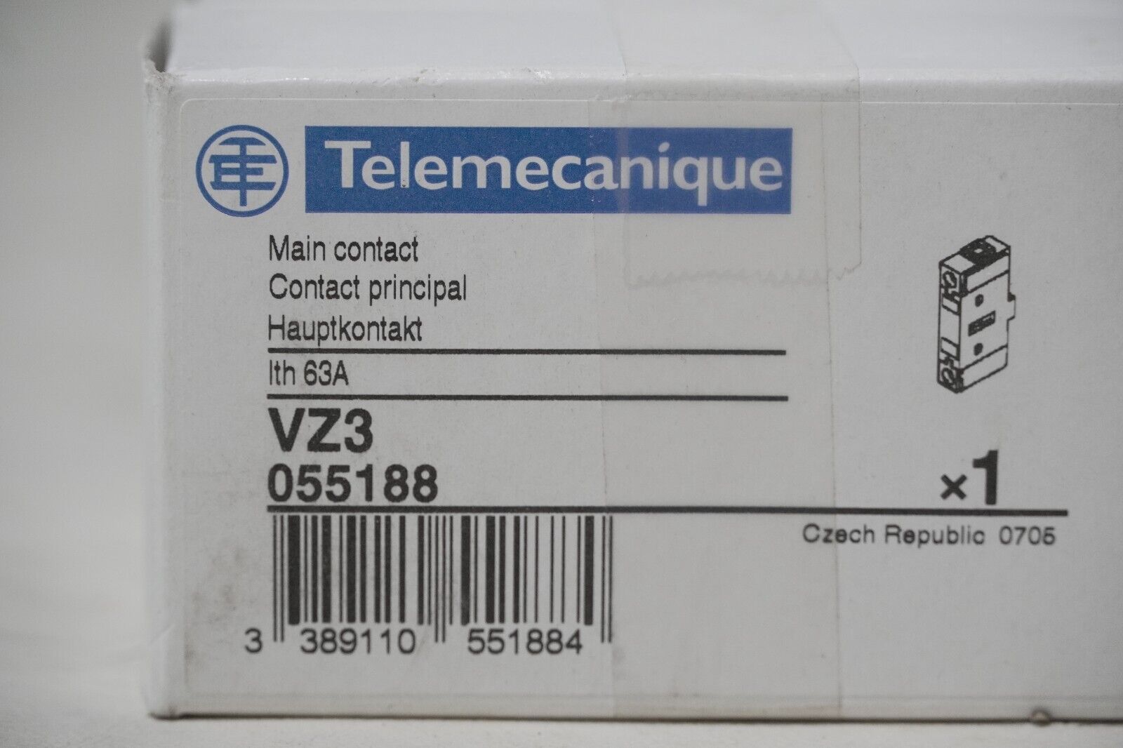 Telemecanique VZ3 055188 main contact