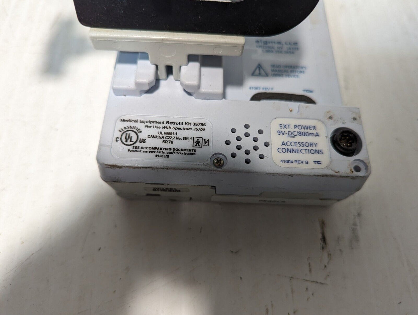 Lot Of 2 Baxter Sigma Spectrum 35700 Volumetric Infusion Pump - Free Ship