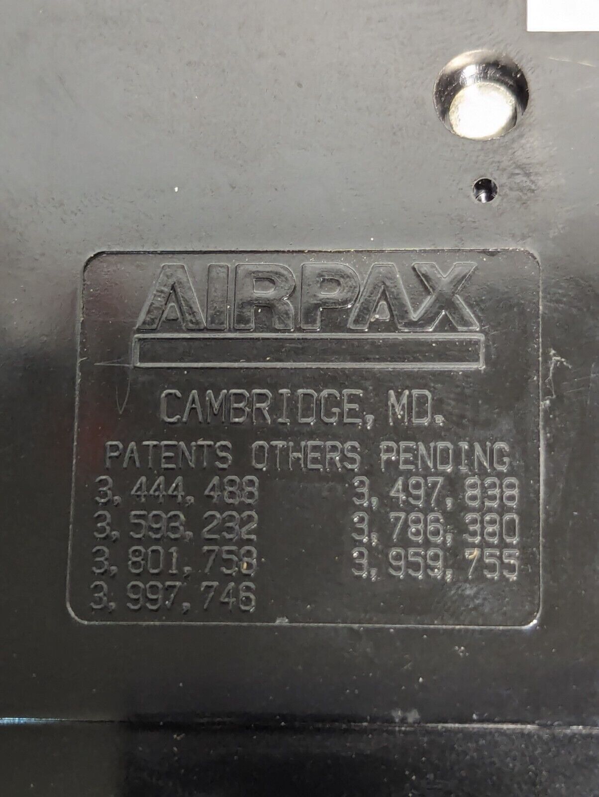 Airpax 209-1-6601-1 Circuit Breaker, 25A, 120/240 VAC, 1 Pole - Free Shipping