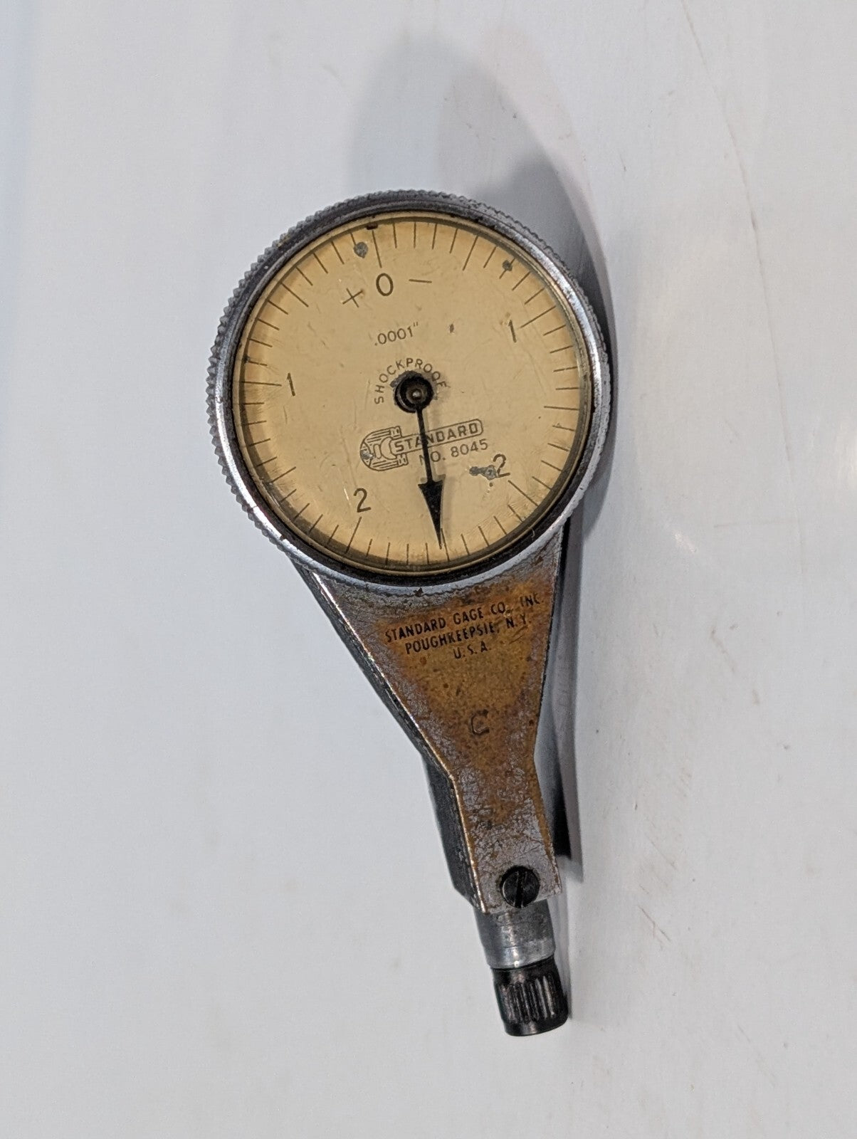 Vintage Standard Gage No. 8045 Dial Bore Gauge Indicator Inspection Tool USA
