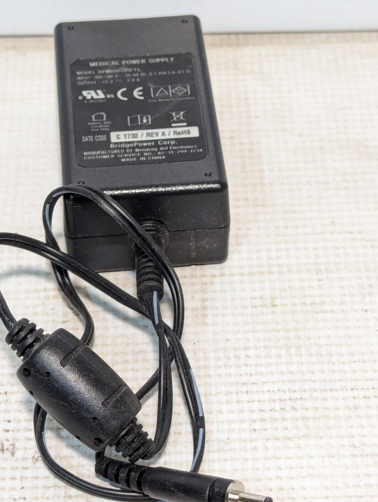 BridgePower BPM010S05F13 Medical Power Supply - Free Shipping