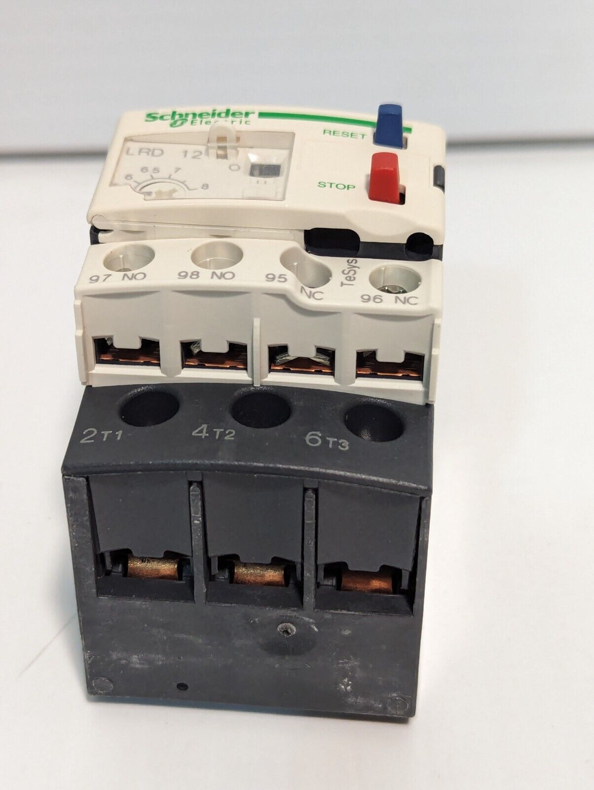 Schneider LRD12 Thermal Overload Relay 600V 5.5-8A 3-Pole - Free Shipping