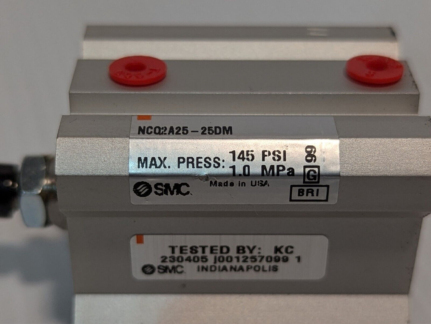 SMC NCQ2A25-35DM Compact Pneumatic Cylinder 25mm Bore 35mm Stroke - Free Ship