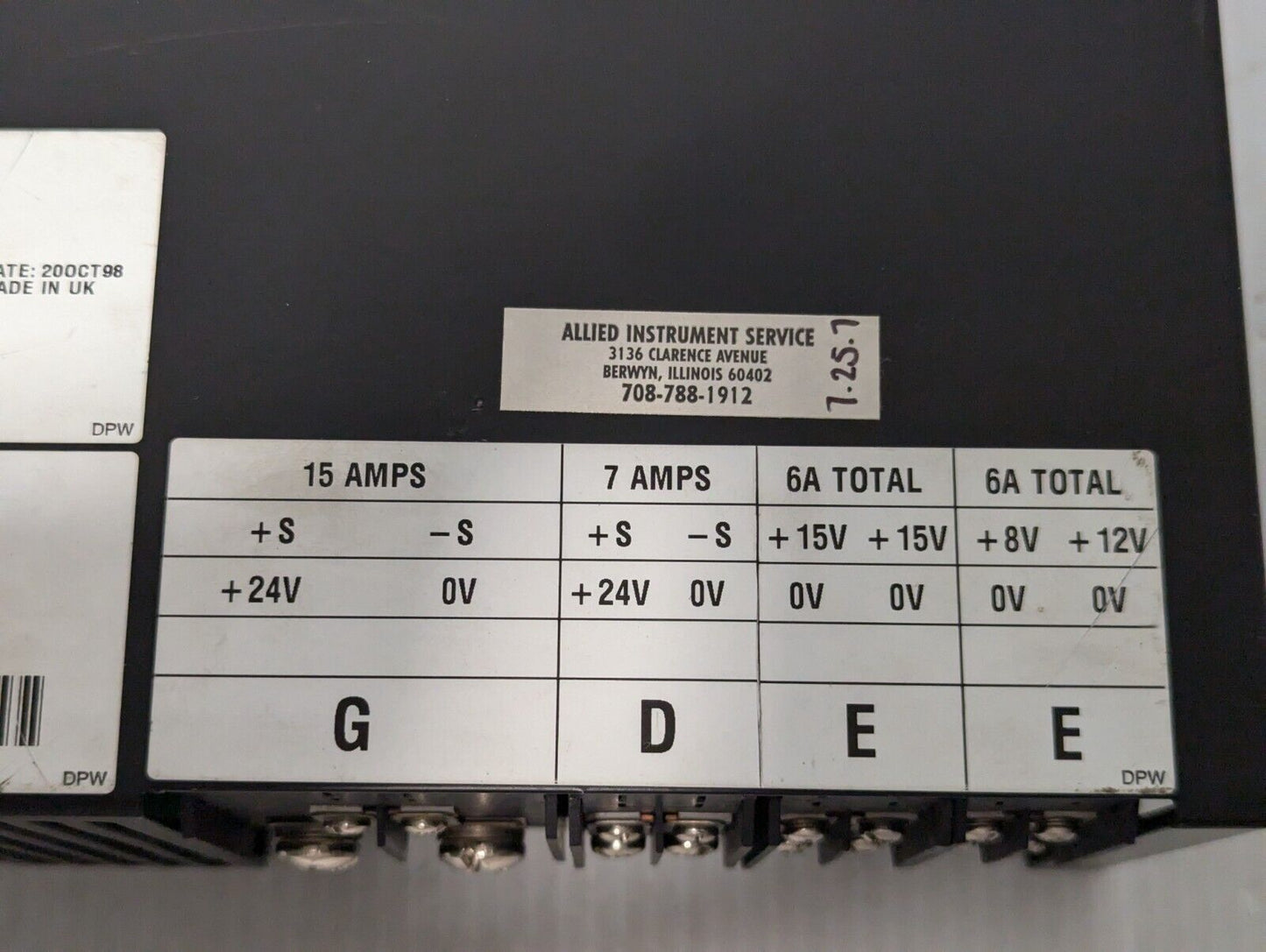 Omega 800PFC Coutant Lambda MML800 Power Supply MPM Printer - Free Ship+Returns