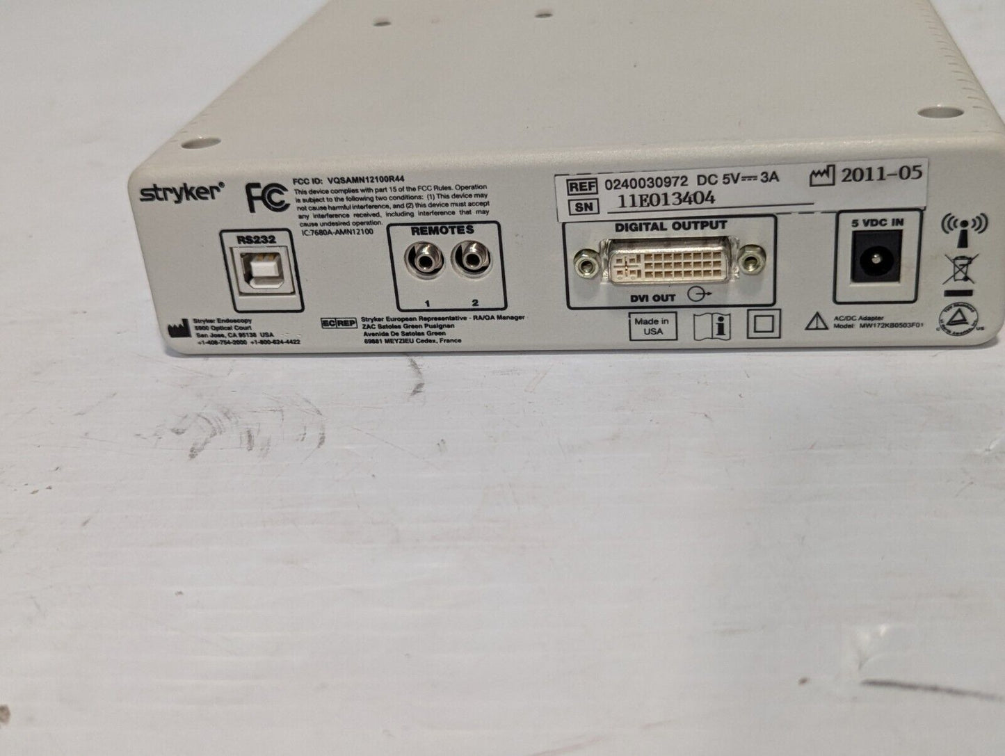 Stryker 0240030972 WiSe HDTV receiver, no power adapter - Free Shipping