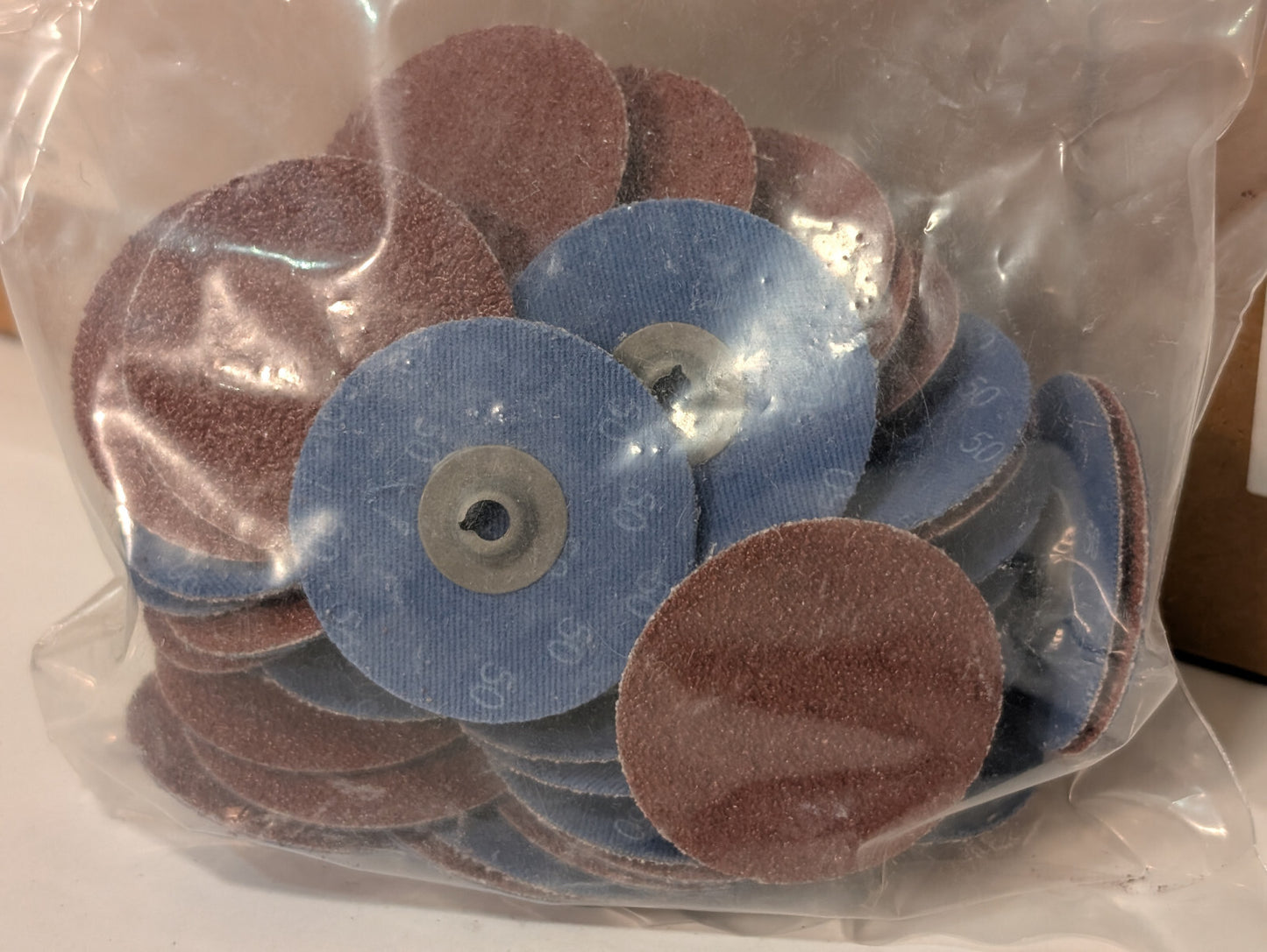 Surf Pro SP11QCT20050A Quick Change Discs, 2" Turn-On, Aluminum Oxide, 50 Ct Box