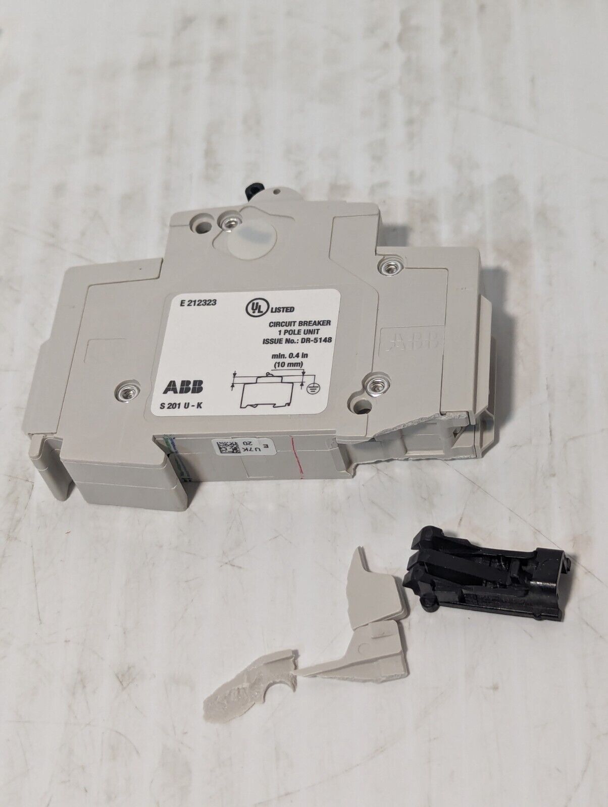 ABB S201U-K20 Circuit Breaker, 20A, 240VAC, 1-Pole - Free Shipping
