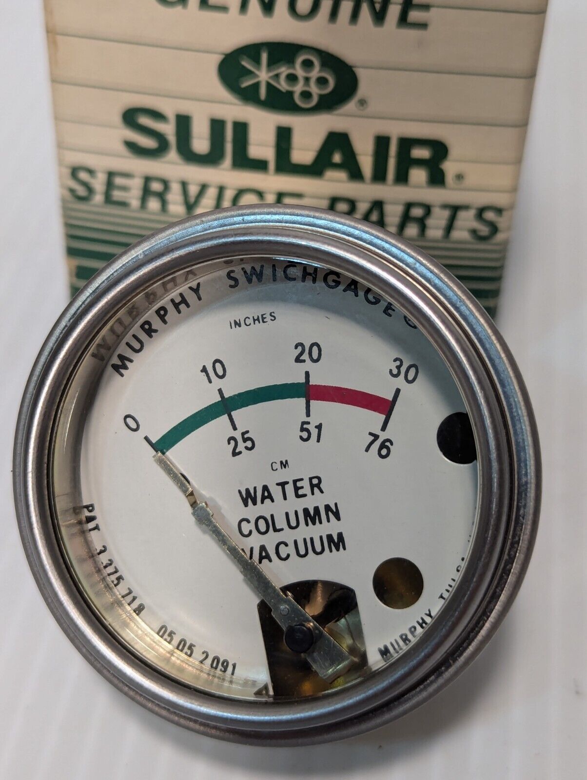 Sullair 250003-797 replacement gauge, new old stock - Free Shipping