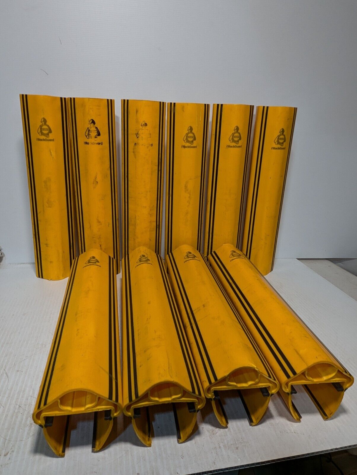 A-SAFE RackGuard, Yellow, 3"W x 3"D x 23-1/2"H (600mm) - Free Shipping