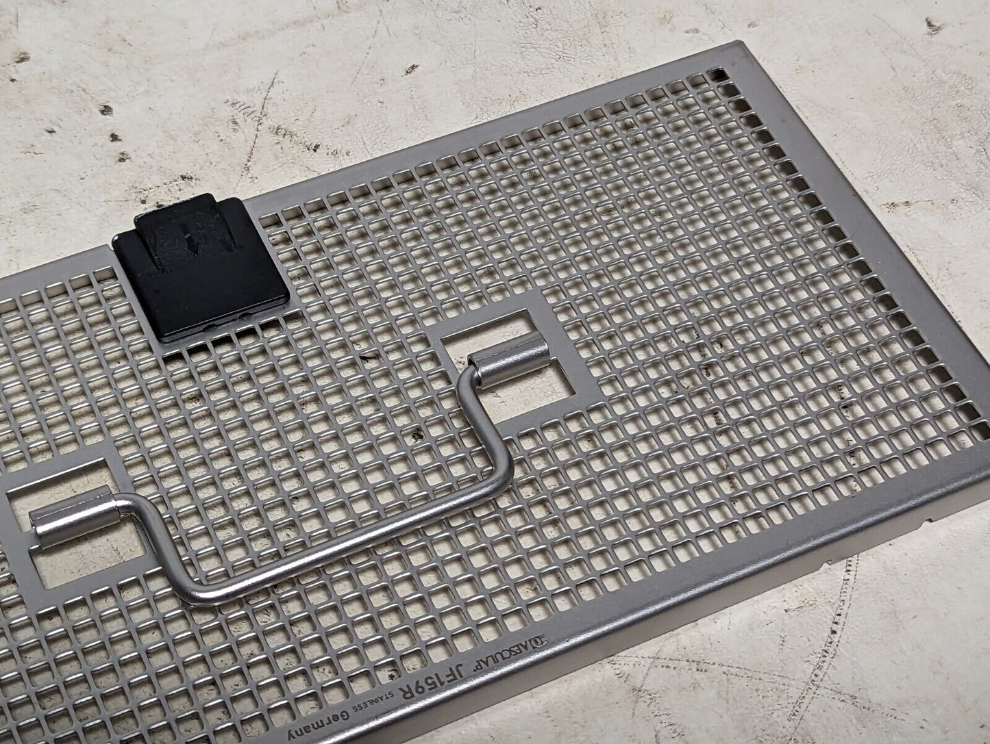 Aesculap JF159R mini-size perforated SterilContainer lid, 10.5"x5"x1"