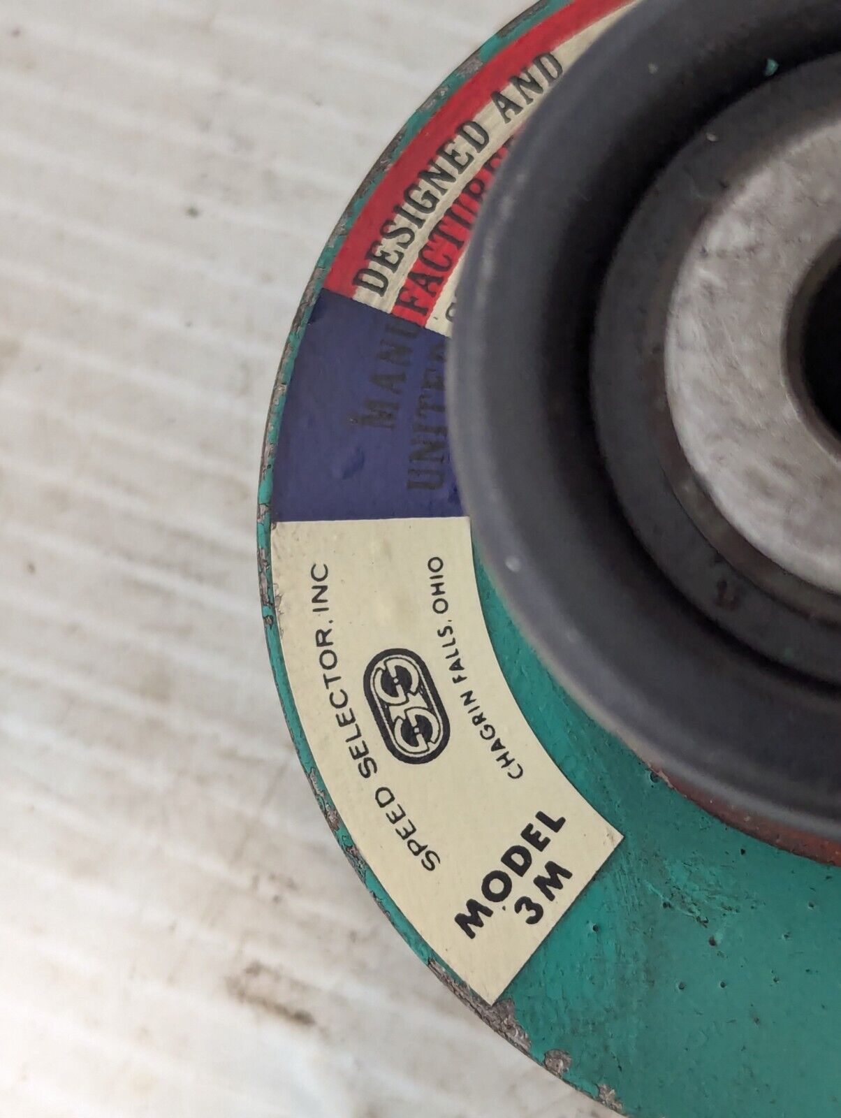 Speed Selector 3M Spring Loaded Pulley 1/2" Bore "A" Section Belt-Free Ship