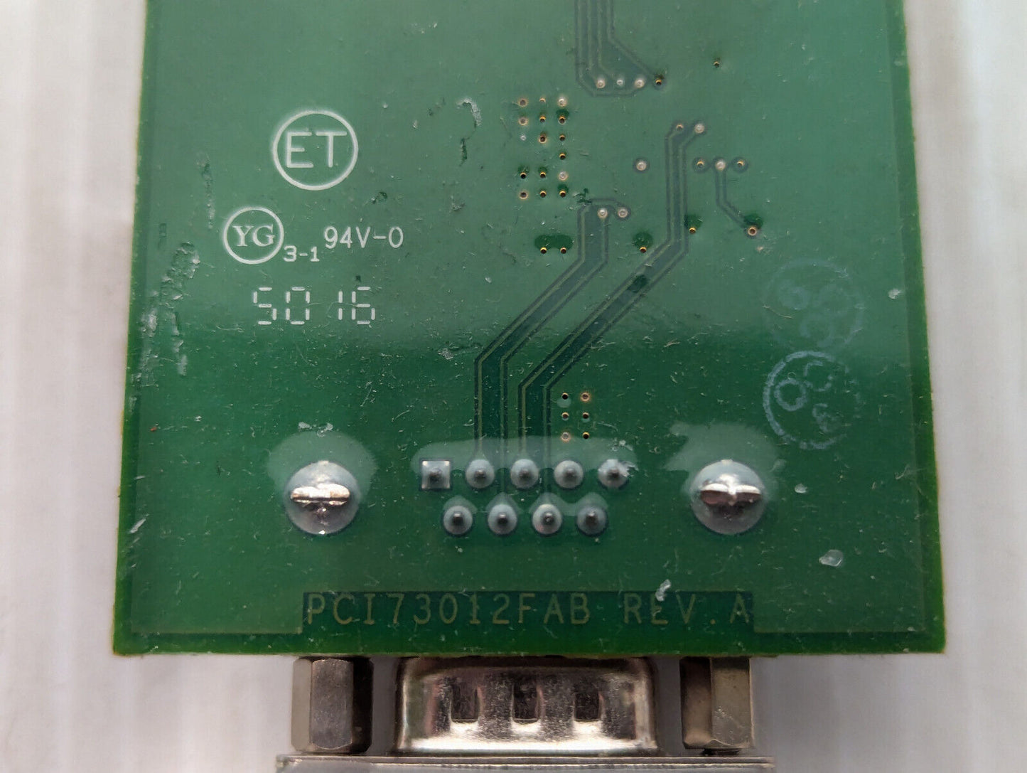 PCI73012 REV B Circuit Board with 1535 LCom Amp Connection 1017-068