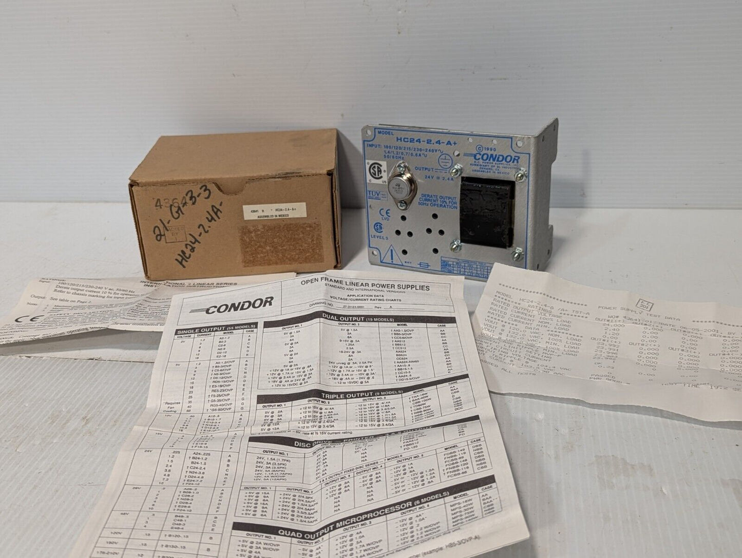 Condor HC24-2.4-A+ Power Supply - Free Shipping+Returns