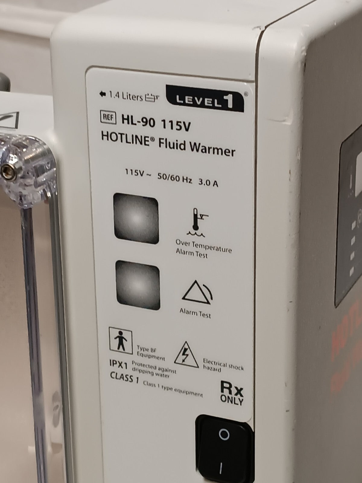 Smiths Medical Level 1 Hotline Fluid Warmer HL-90 115V - TESTED