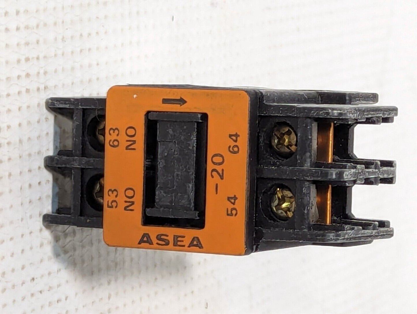 ABB ASEA SK819001-B EHAD-20 Auxiliary Contact Block, 0.5Amp, 500vac - Free Ship