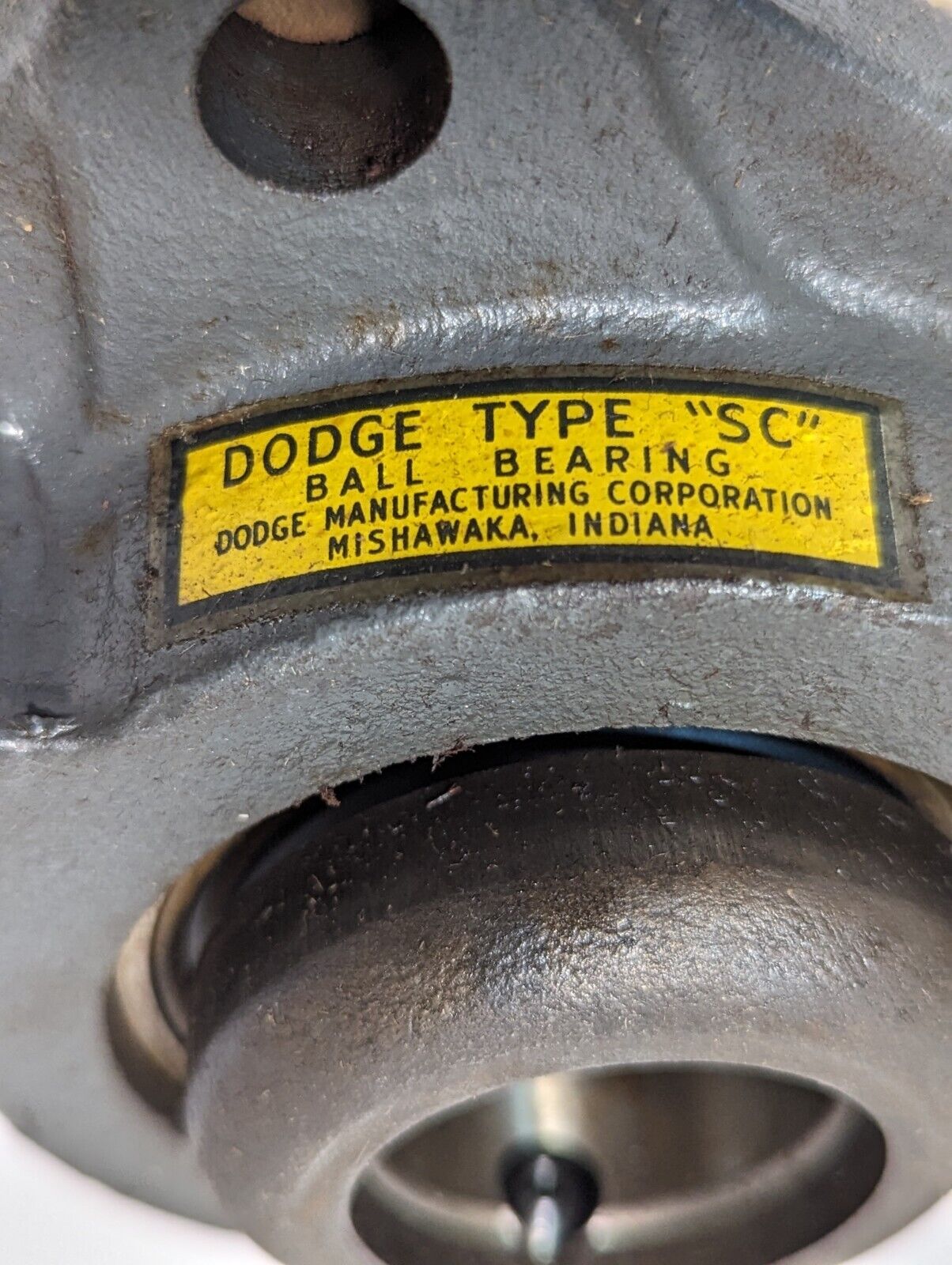 Dodge SC Flange Bearing, 1-1/16" Bore Diameter, 4-Bolt
