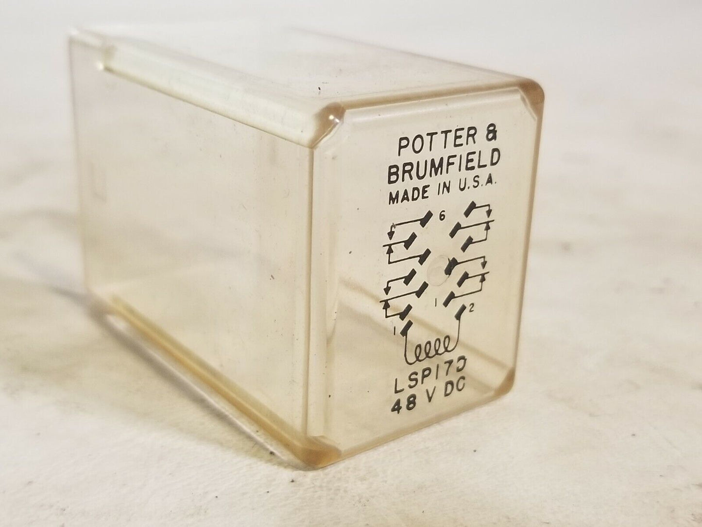 Potter & Brumfield LSP17D Relays 4PDT Contact 4A 48VDC