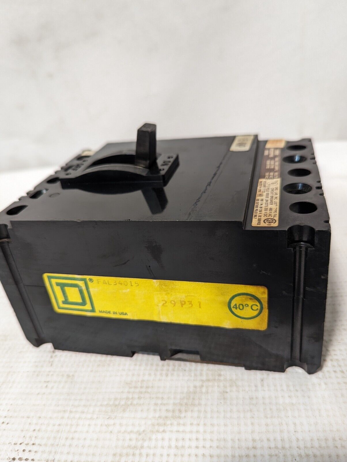 Square D FAL34015 Molded Case Circuit Breaker