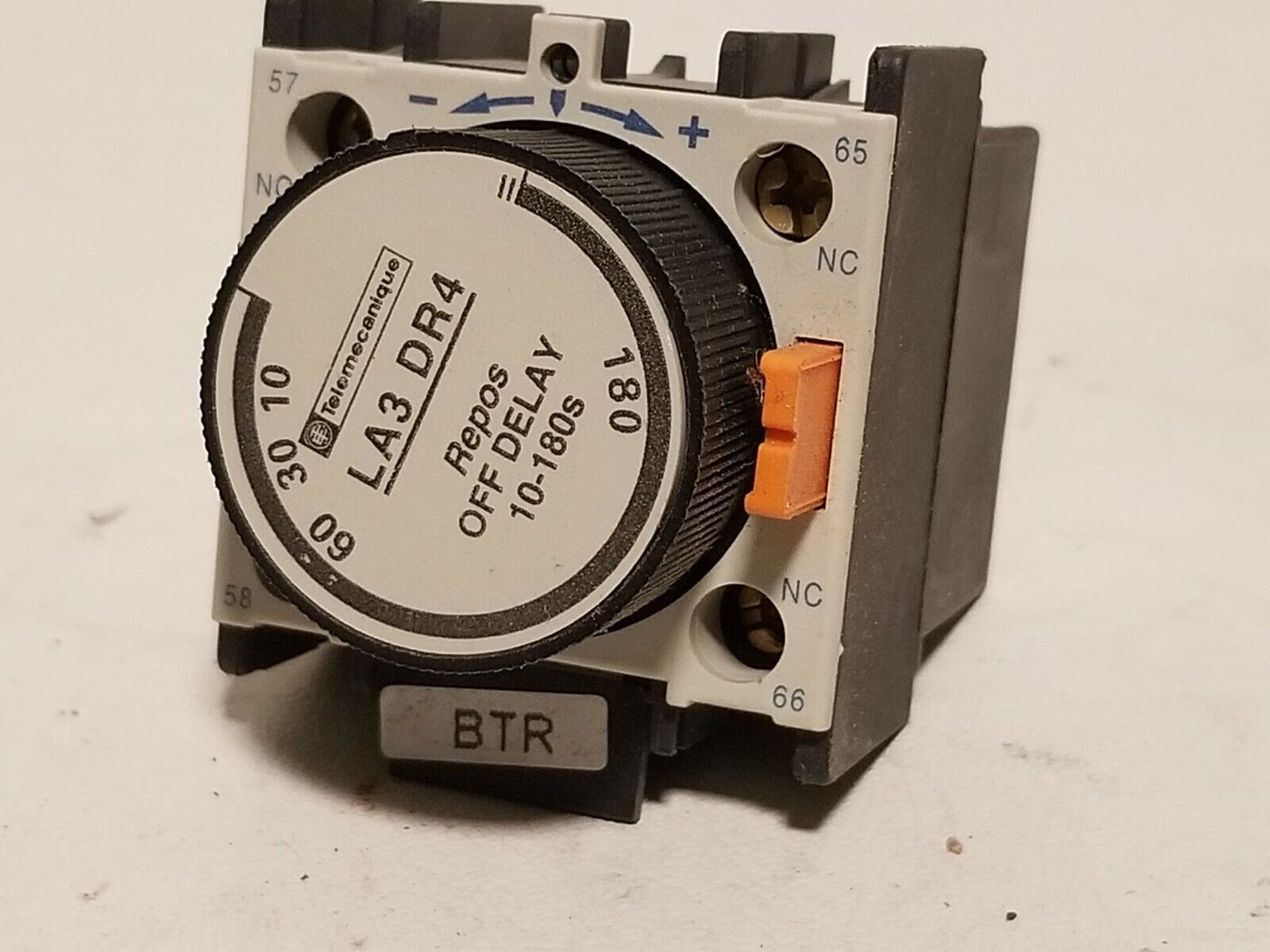 Telemecanique LA3DR4 Industrial Control System Off Delay Contact Block