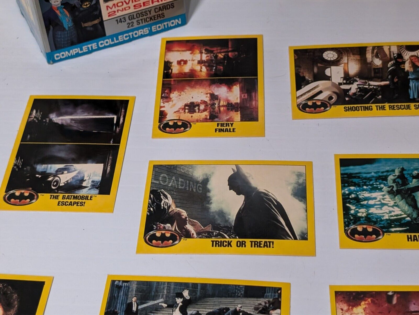 Vintage Batman Collectibles 1500+ Cards Stickers Michael Keaton Jack Nicholson