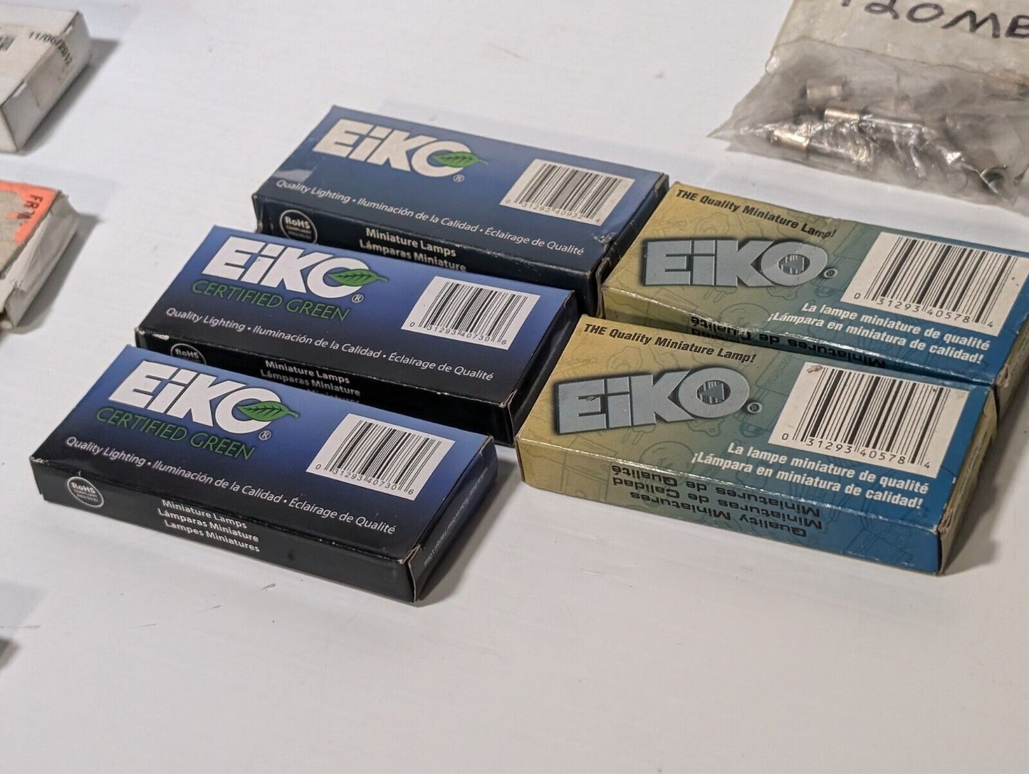 41 Packs of Miniature Light Bulbs Sylvania GE EiKO Chicago Assorted