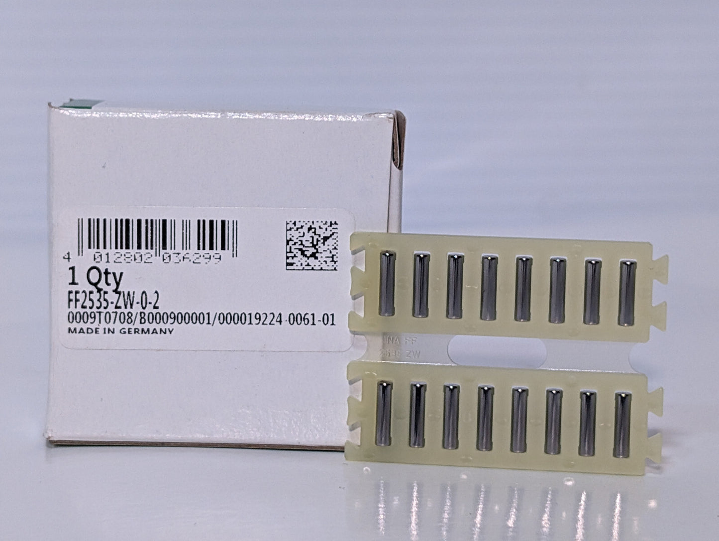 14 NOS: INA Schaeffler FF2535-ZW-0-2 Flat Cage Double Row Needle Roller Bearings