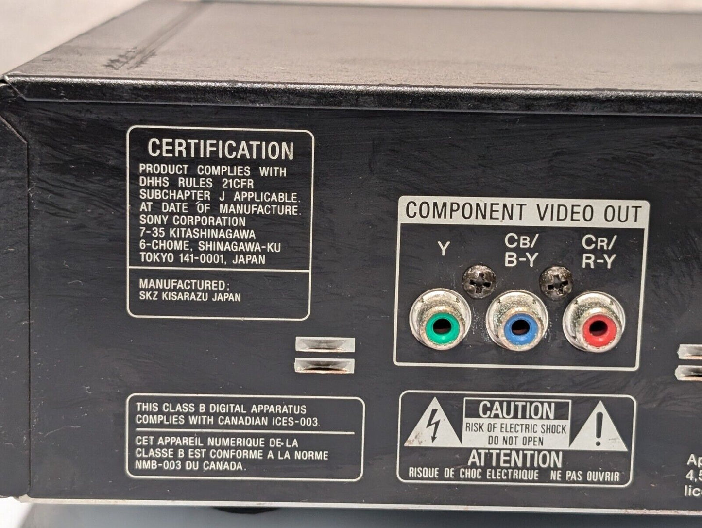 Sony DVP-S500D DVD/CD/Video CD Player, 5.1 Channel, No Remote