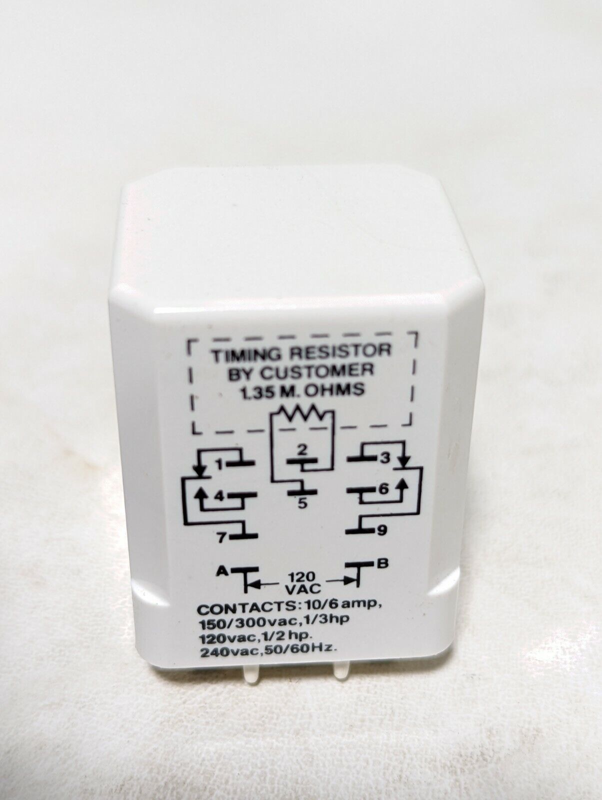 SPC Voltrex SK1F-10-561 solid state timer, range .1-10sec in original box