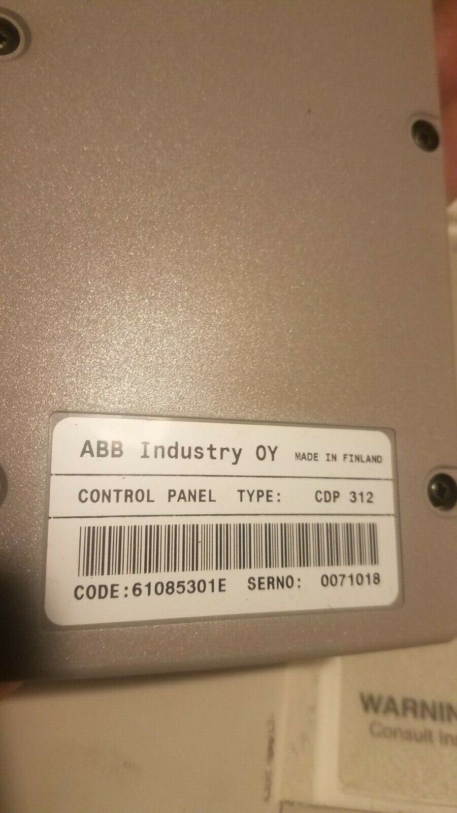 ABB ACS 600 SmartDrive, ACS601-0003-2-000B120081, 3 phase, 208-240VAC