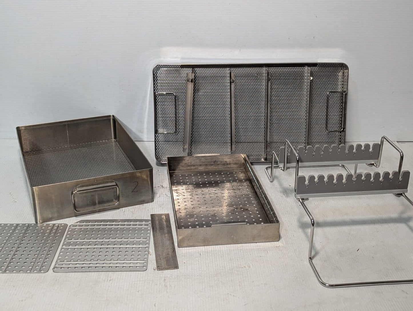 Stainless Steel Instrument Sterilization Case Assembly - Free Shipping+Returns