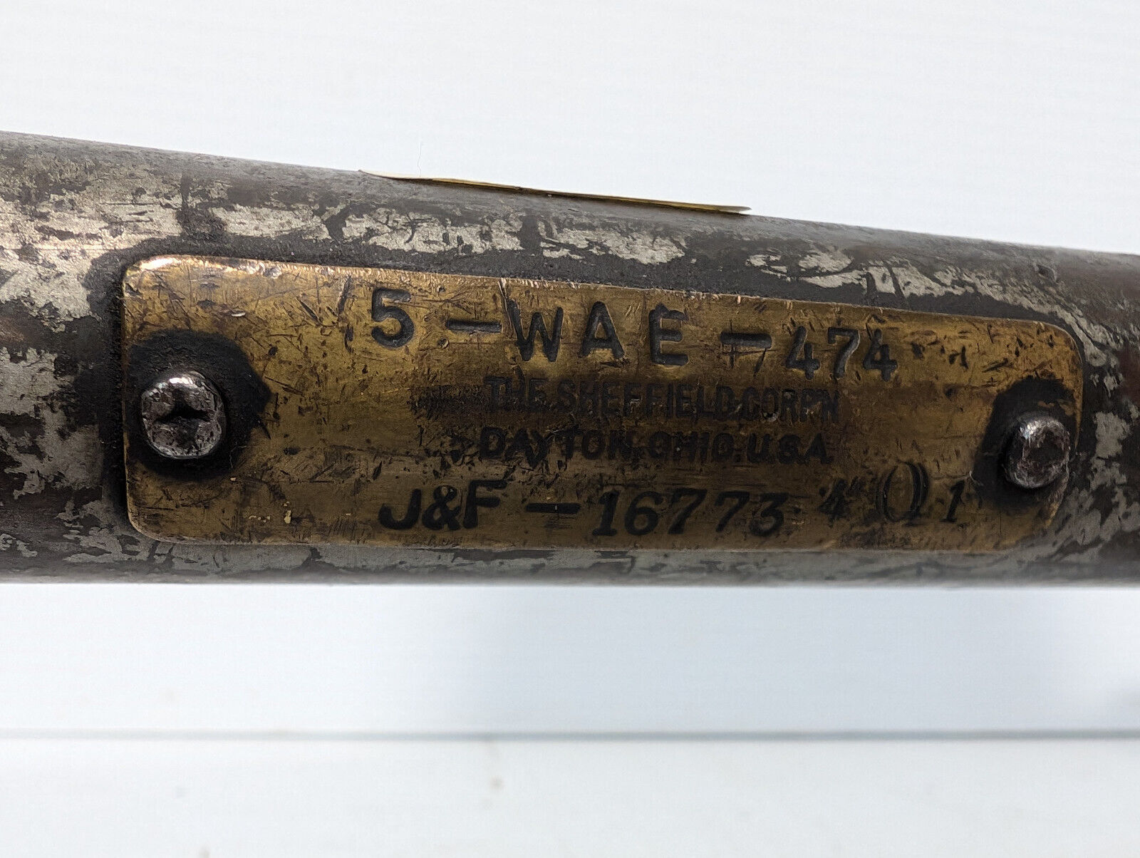 The Sheffield Corp. 5-WAE-474, J&F 16773 Calibration, Precision Part -Free Ship.