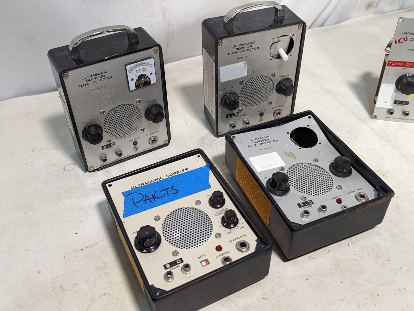 Lot of 8 Parks doppler units as pictured: 811-B, 811, 915-L, 801-B