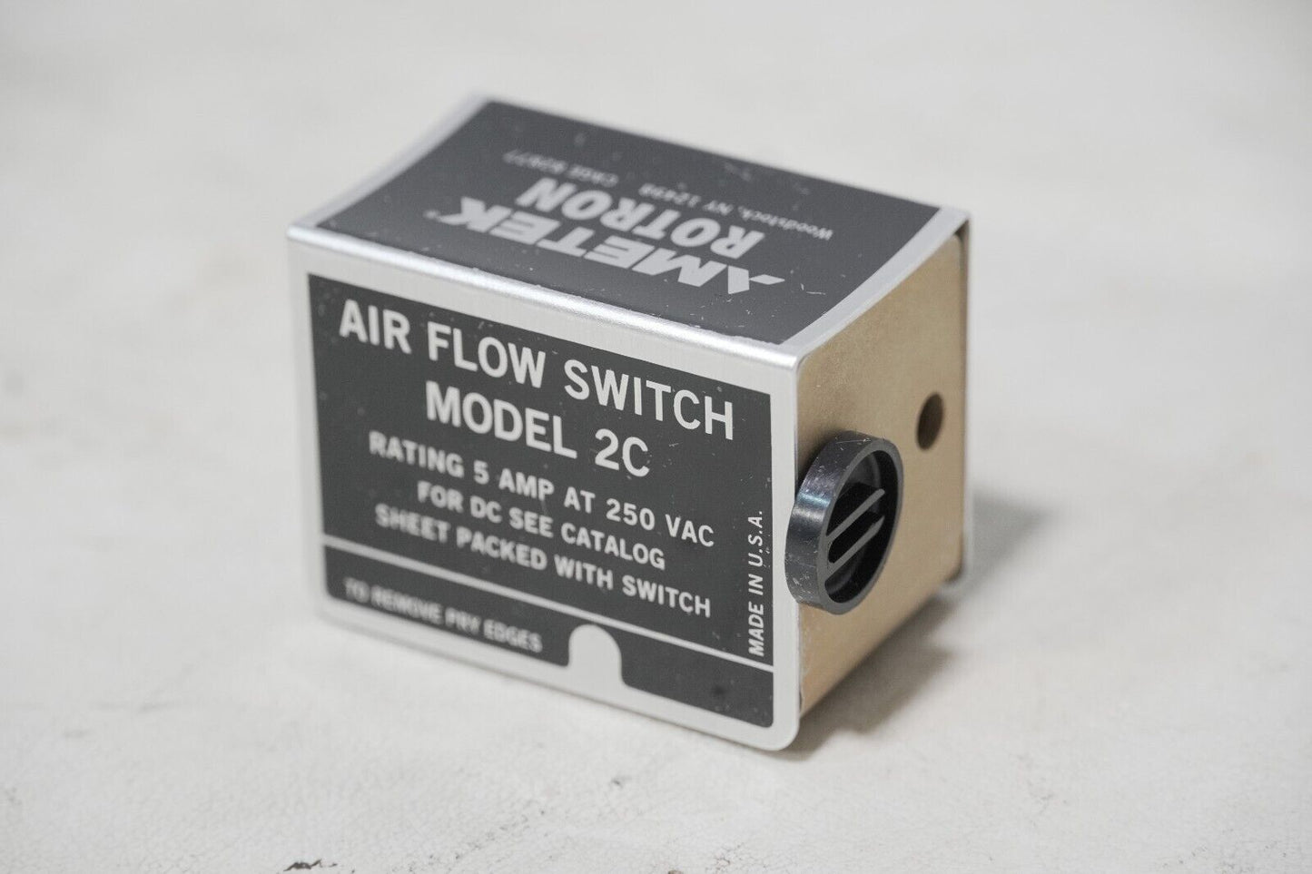 Ametek RotRon 041109 Air Flow Switch Model 2C SWITCH ONLY