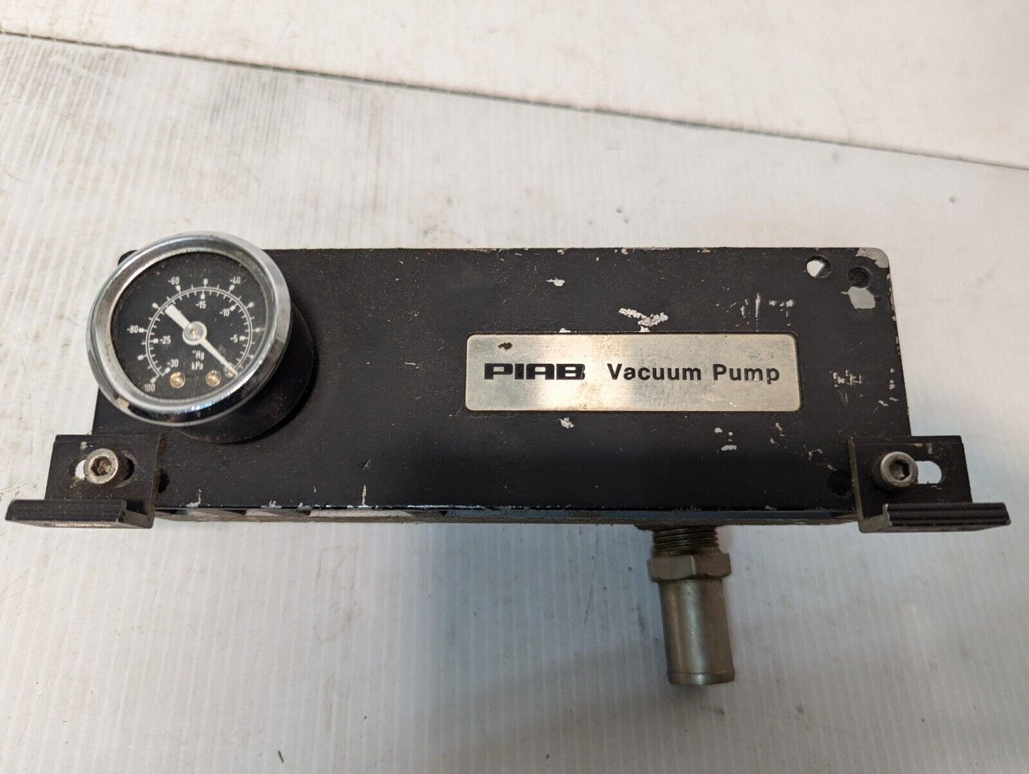 PIAB Vacuum Pump M125, DNM 125D, P+ 400kPa 60PSI, With Meter - Free Shipping