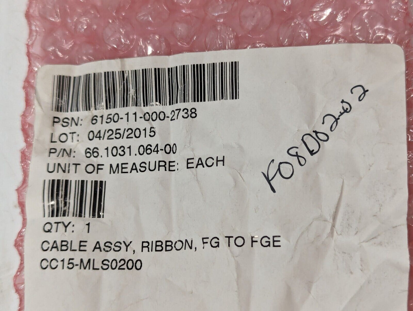 Belden 6150-11-000-2738 Cable Assy Ribbon FG To FGE 66.1031.064-00 -Free Shippin