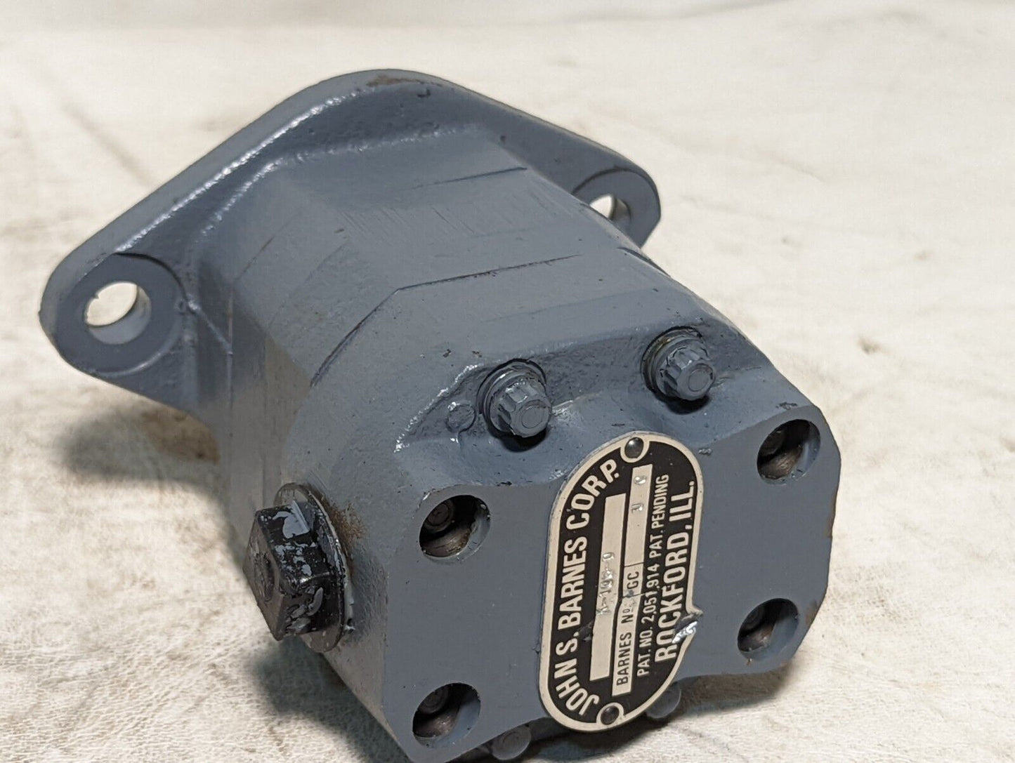 John S Barnes K-106-D electric motor, GCUC