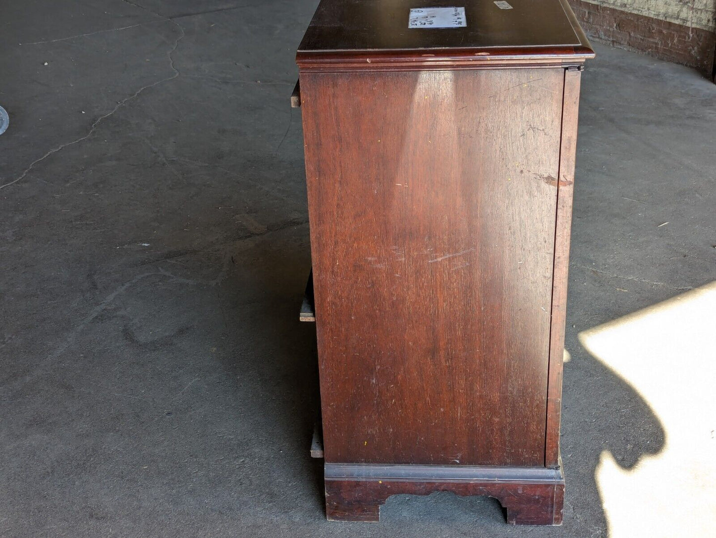 Vintage Radio Cabinet, The Magnavox Co. Vinyl Record player Cabinet -Free Ship