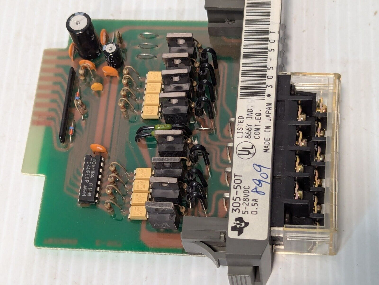 Texas Instruments 305-50T output module, 24VDC, 5-28VDC, 0.5A - Free Shipping
