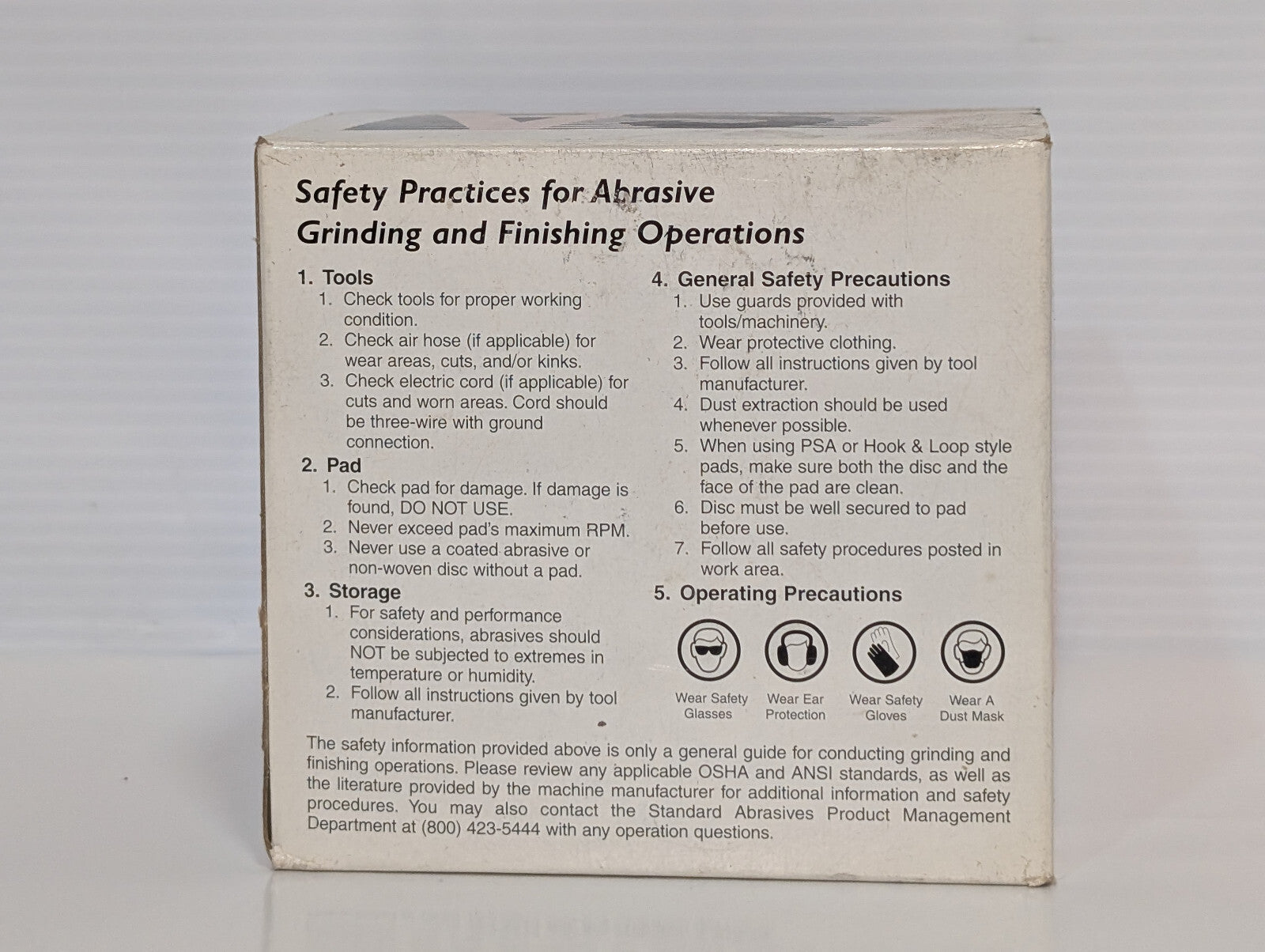 Standard Abrasives 522304 SOCATT Laminated Discs 1-1/2", 50AO, 2 Ply, 100 Count